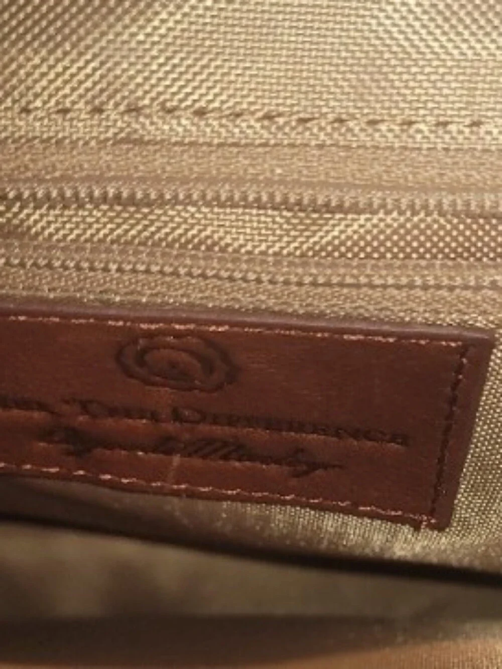 Brown Leather Travel Crossbody Bag by Osgoode Marley